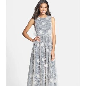 Jan 3D Floral Organza Gown